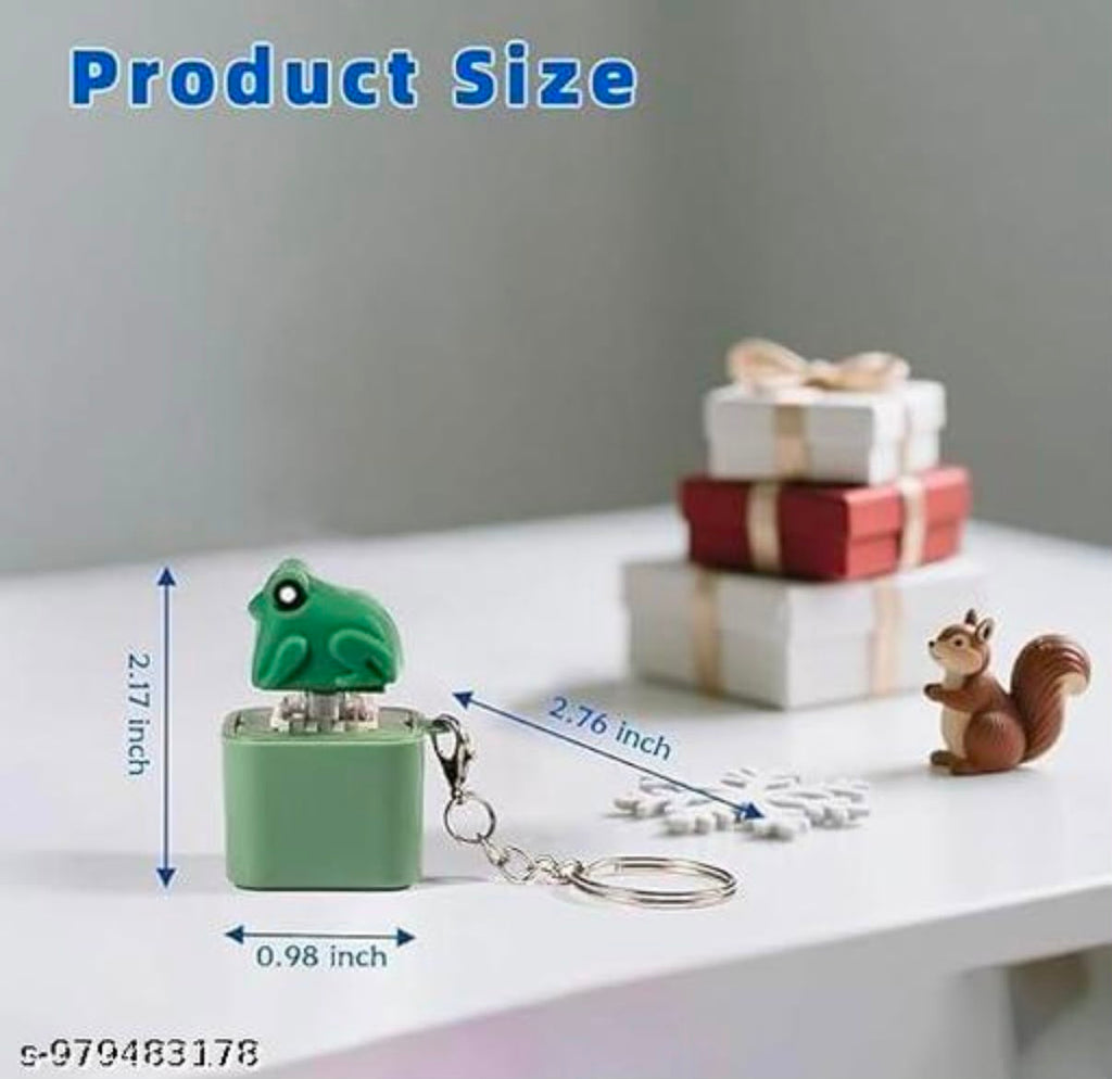 Frog keychain product size