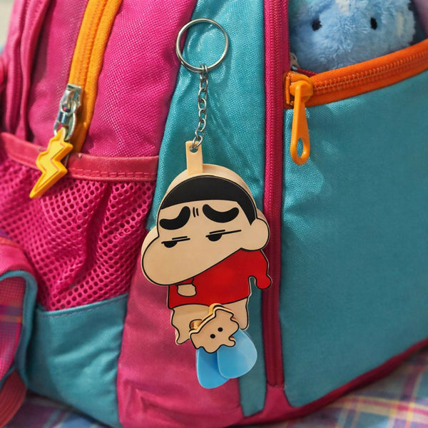 Cute cartoon boy keychain